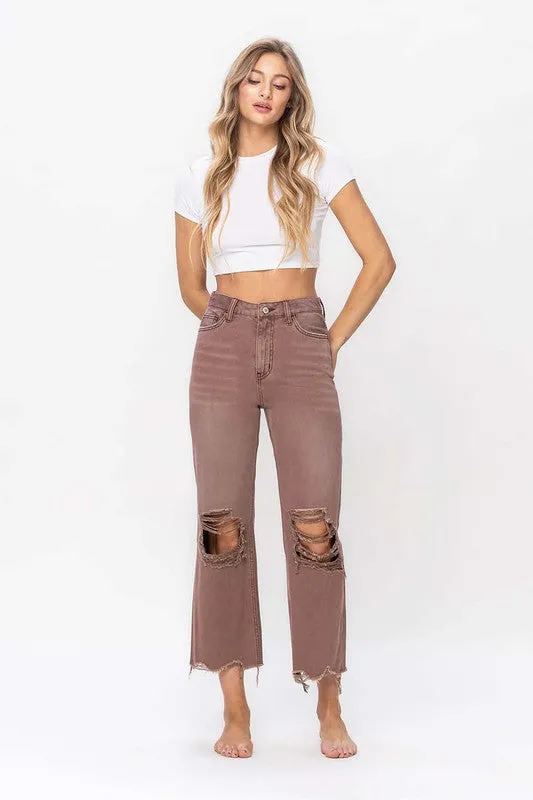 90S Vintage Cropped Flare