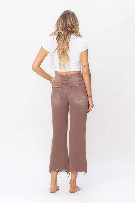 90S Vintage Cropped Flare