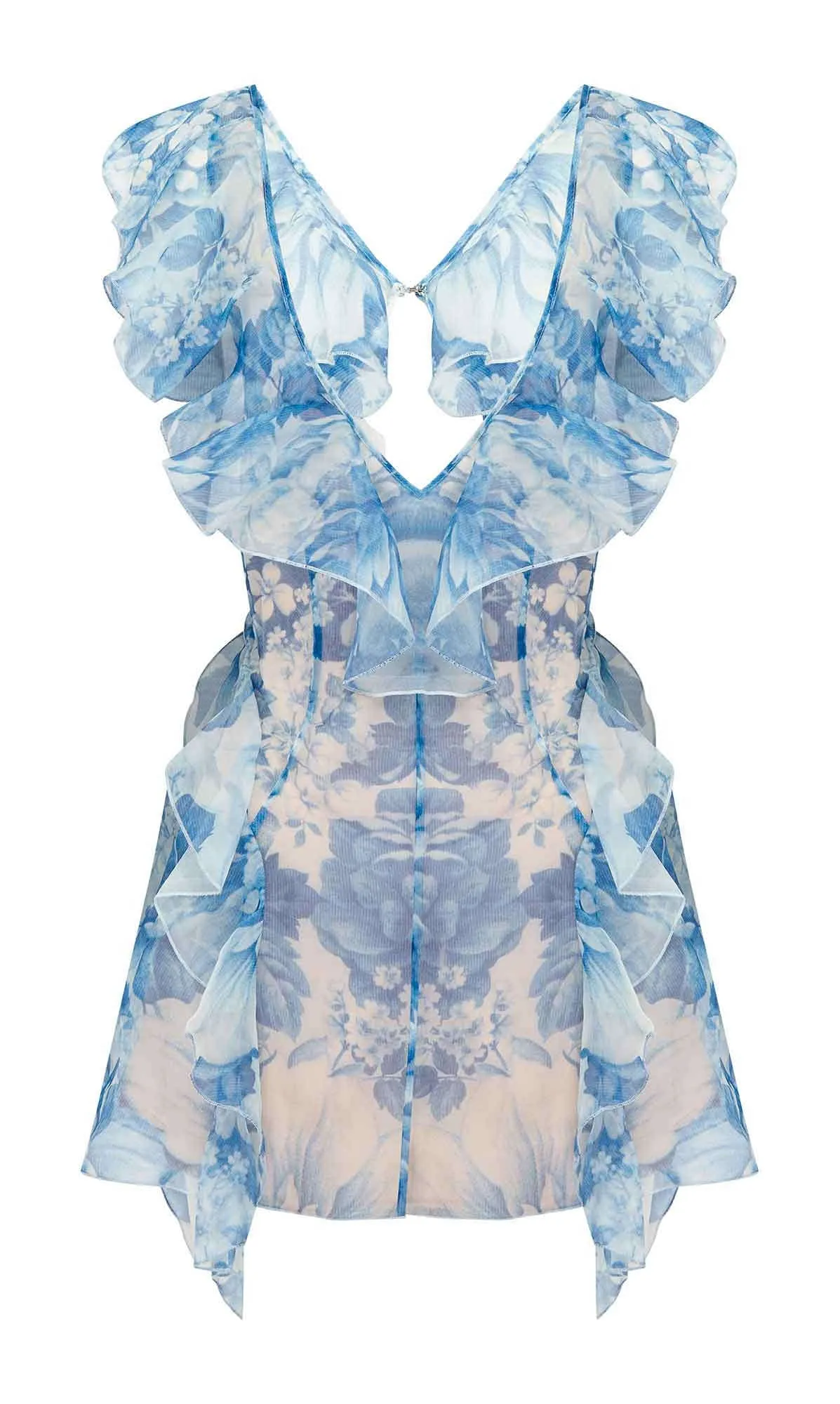 Alice Mccall Sherbert Bomb Playsuit Ocean Blue Floral (For Hire)