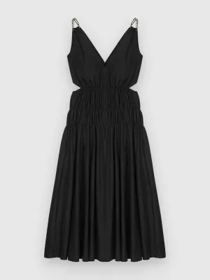 Black cut out dress