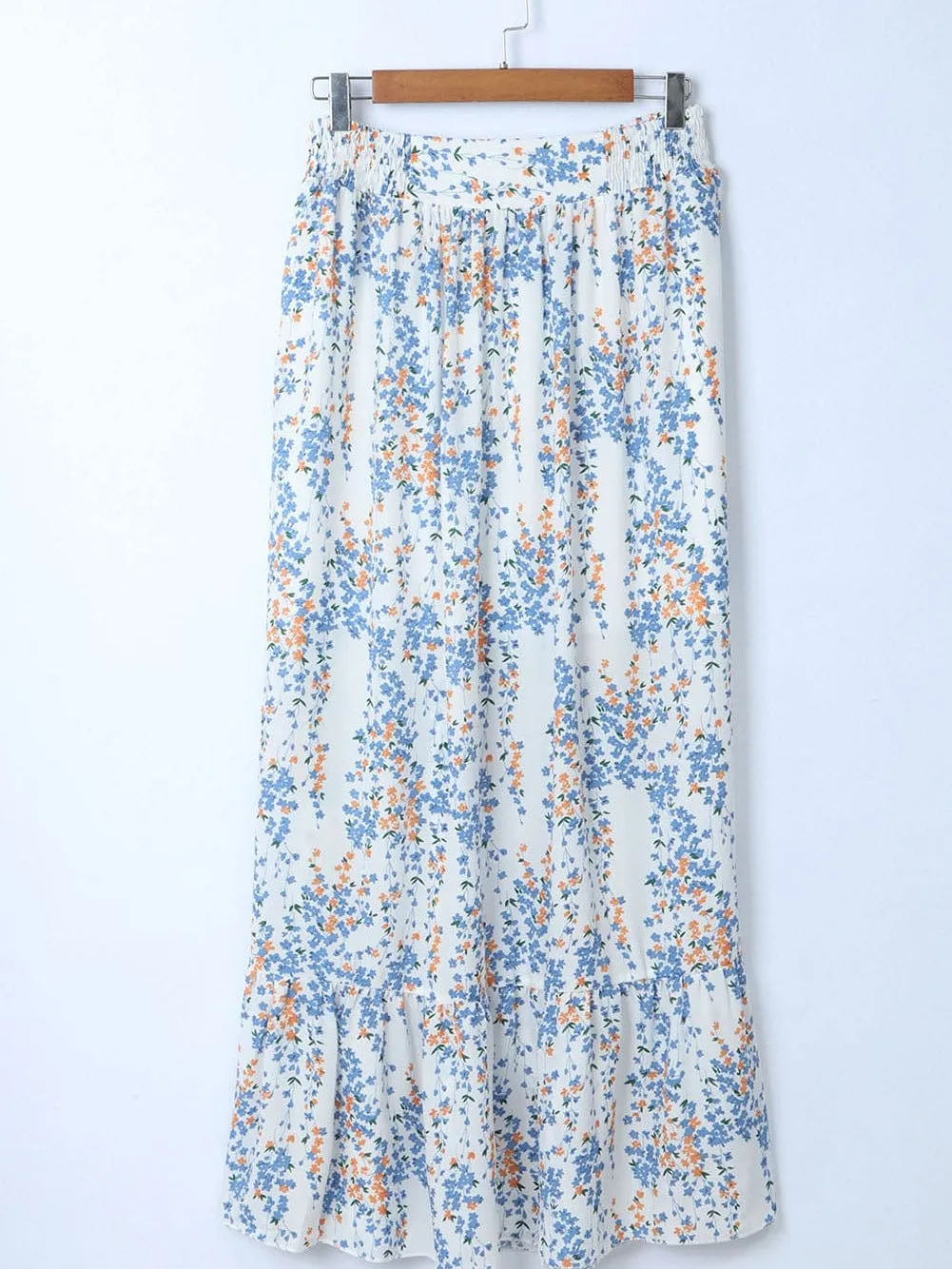 Boho Summer Maxi Skirt and Top Outfit