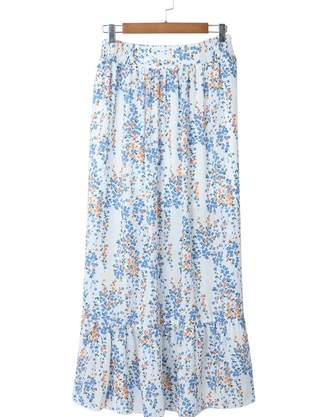 Boho Summer Maxi Skirt and Top Outfit