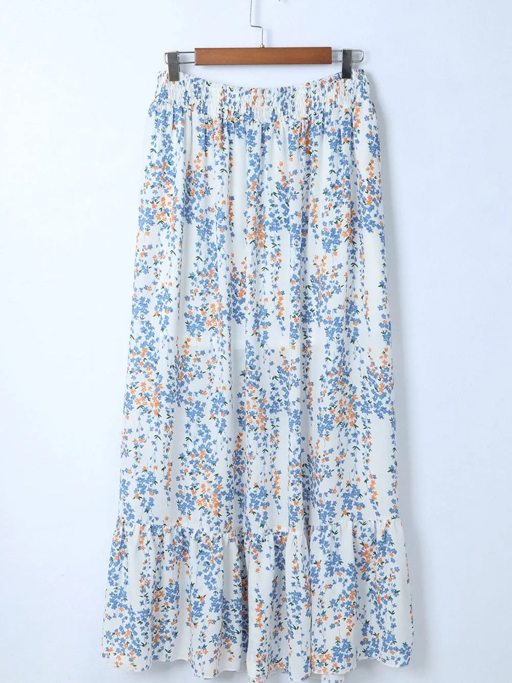 Boho Summer Maxi Skirt and Top Outfit