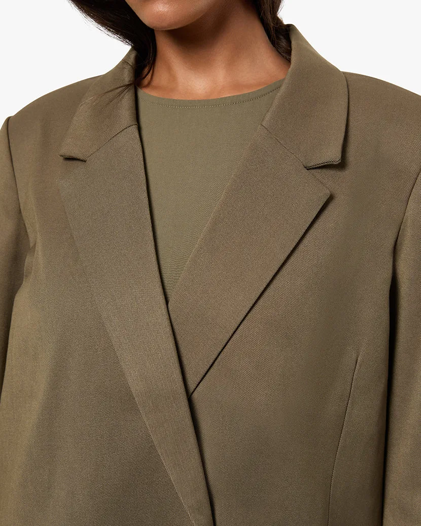 Double Breasted Boxy Blazer
