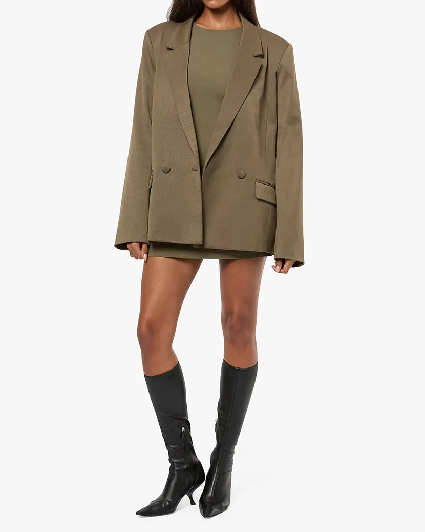 Double Breasted Boxy Blazer