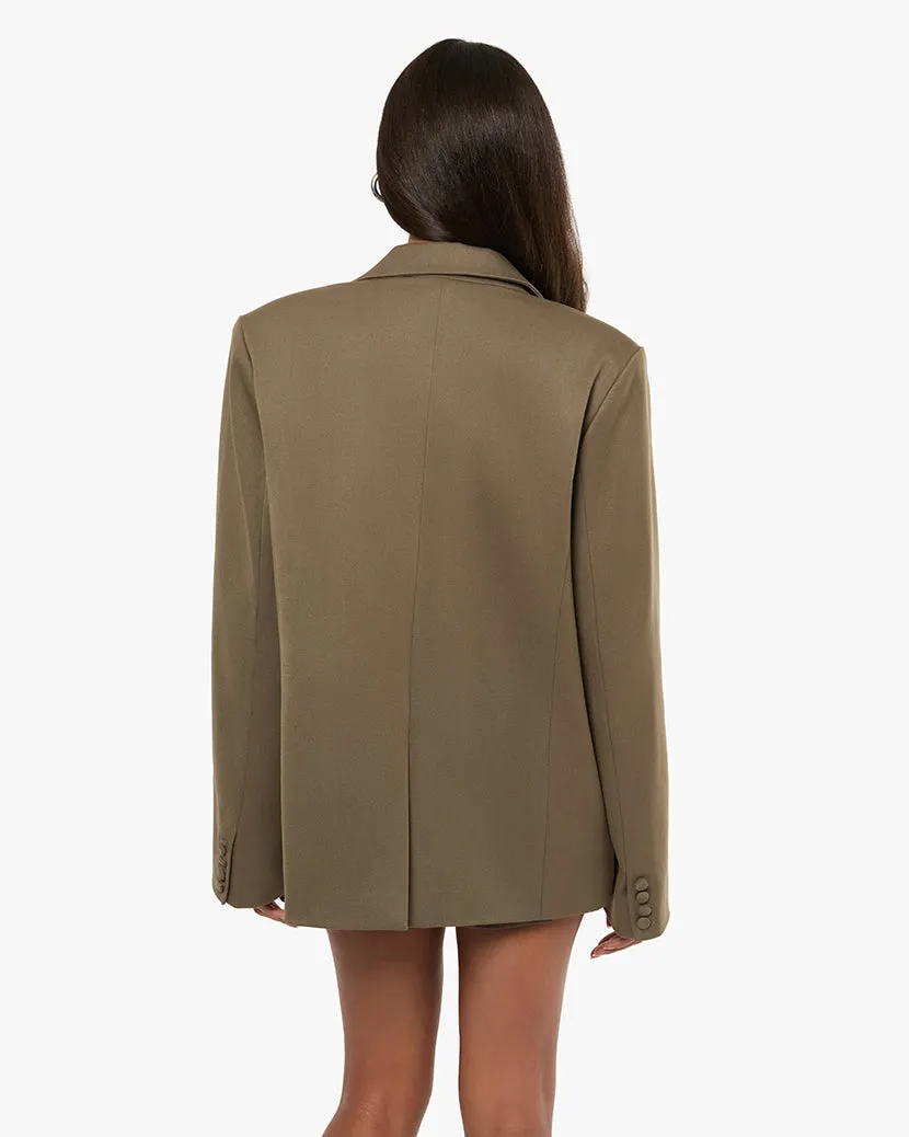 Double Breasted Boxy Blazer