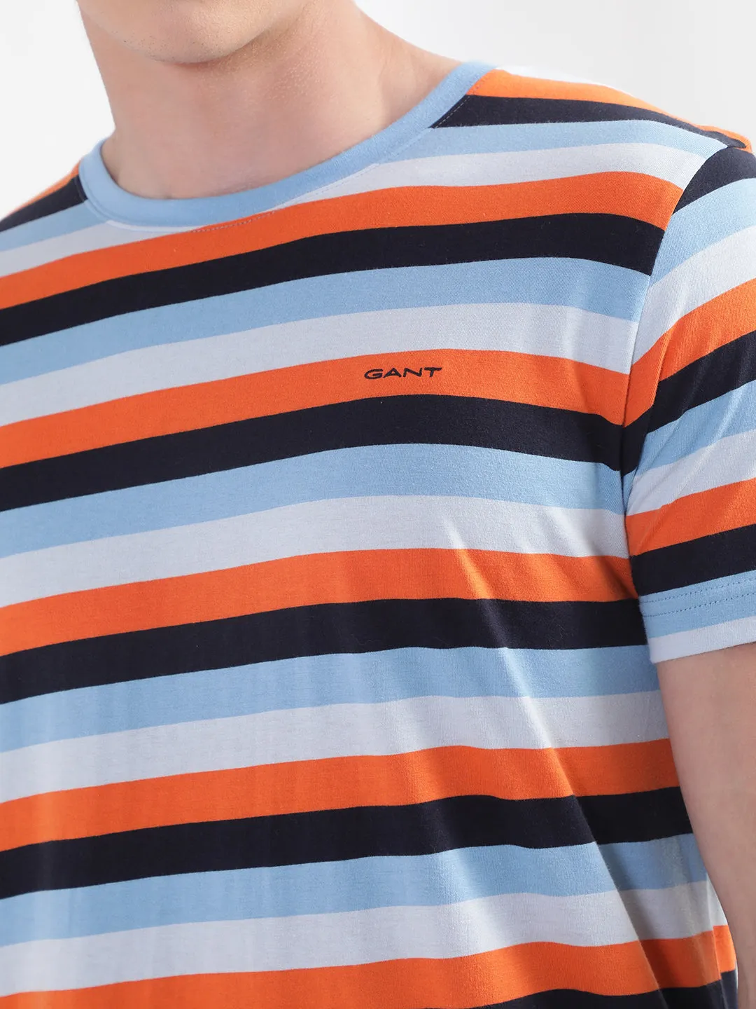 Gant Multi Striped Regular Fit T-Shirt