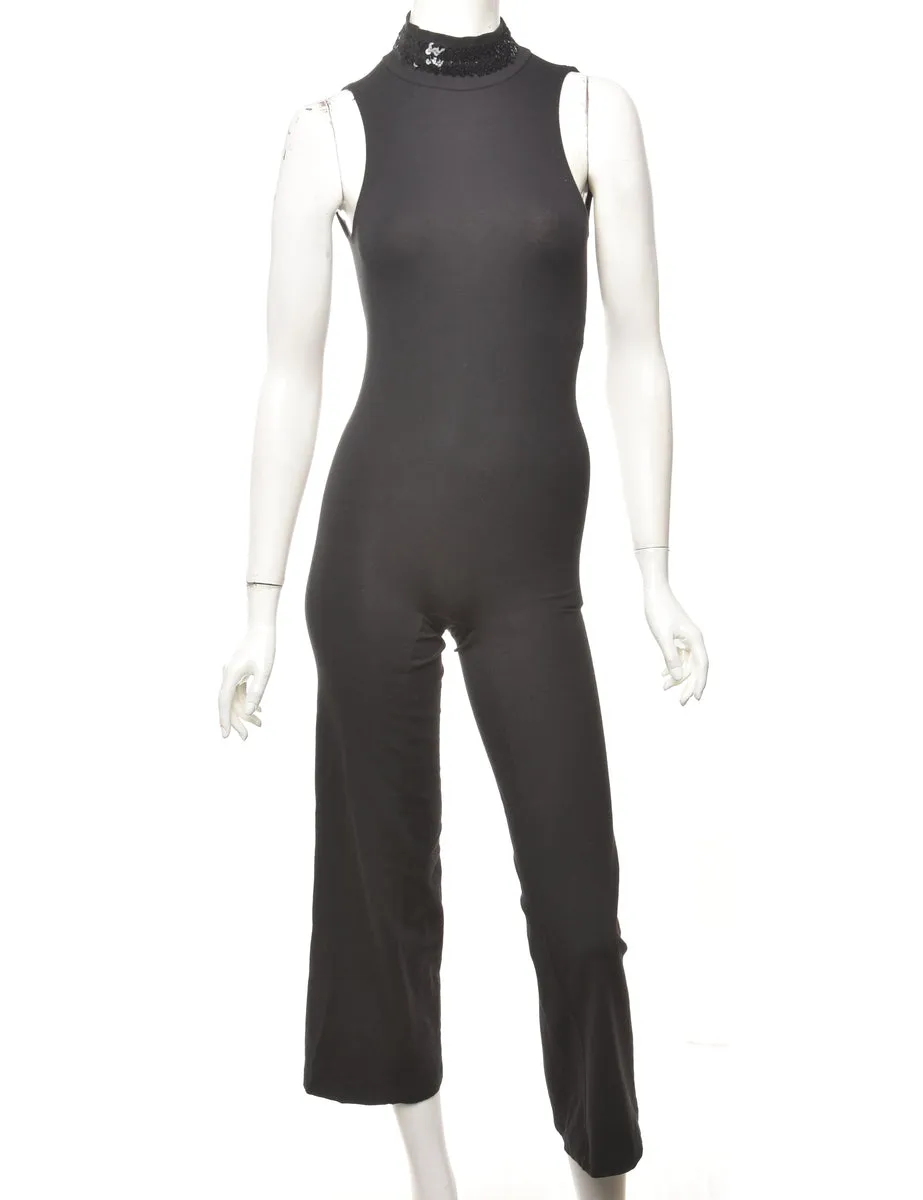 High Neck Jumpsuit - S