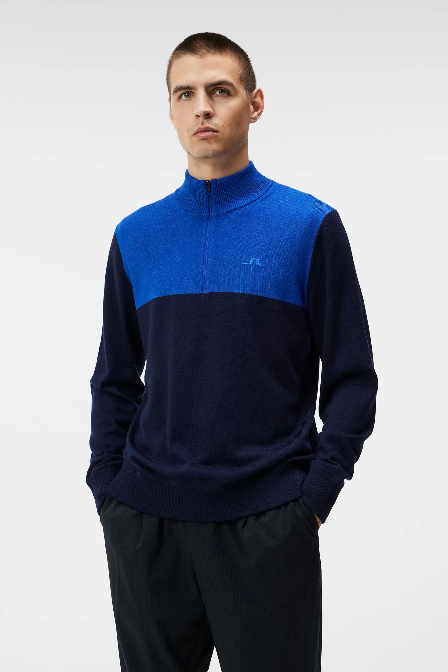 Jeff Windbreaker Sweater / JL Navy