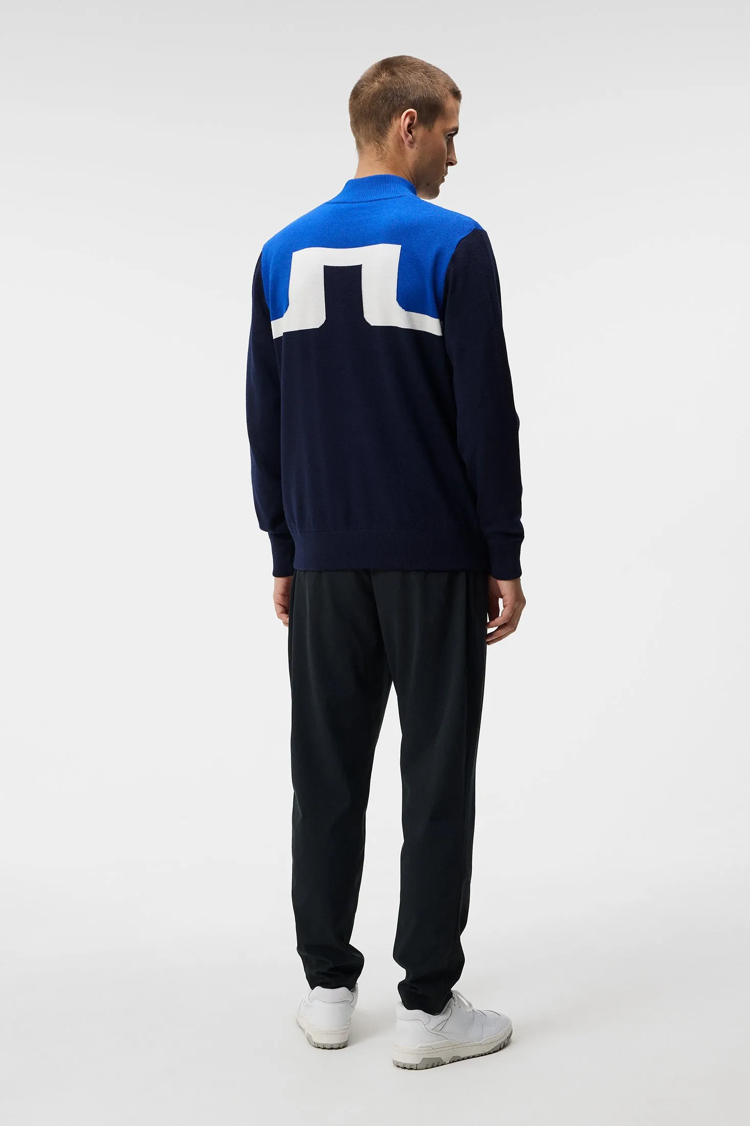 Jeff Windbreaker Sweater / JL Navy