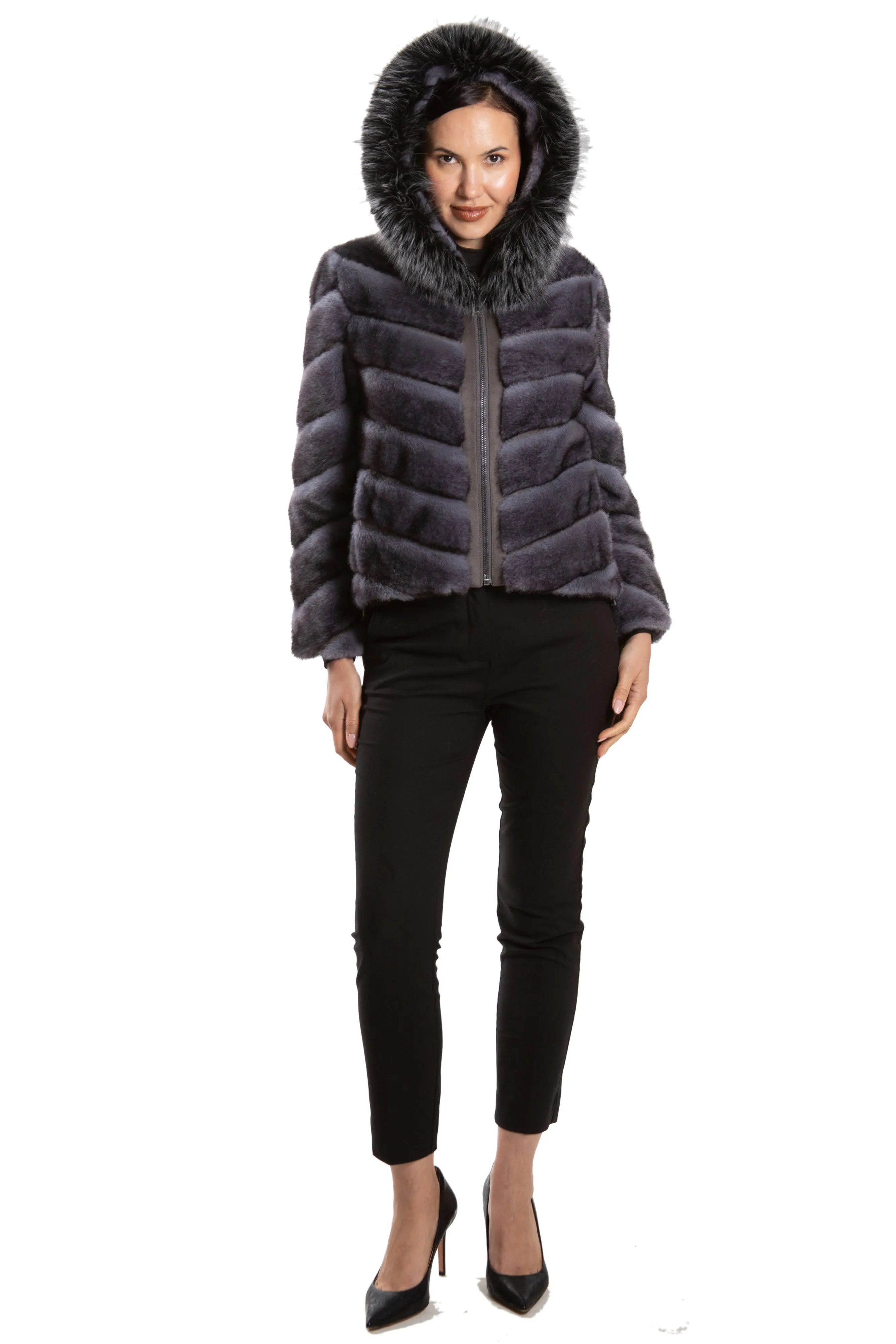 Krems - Quilted Faux Fur Jacket