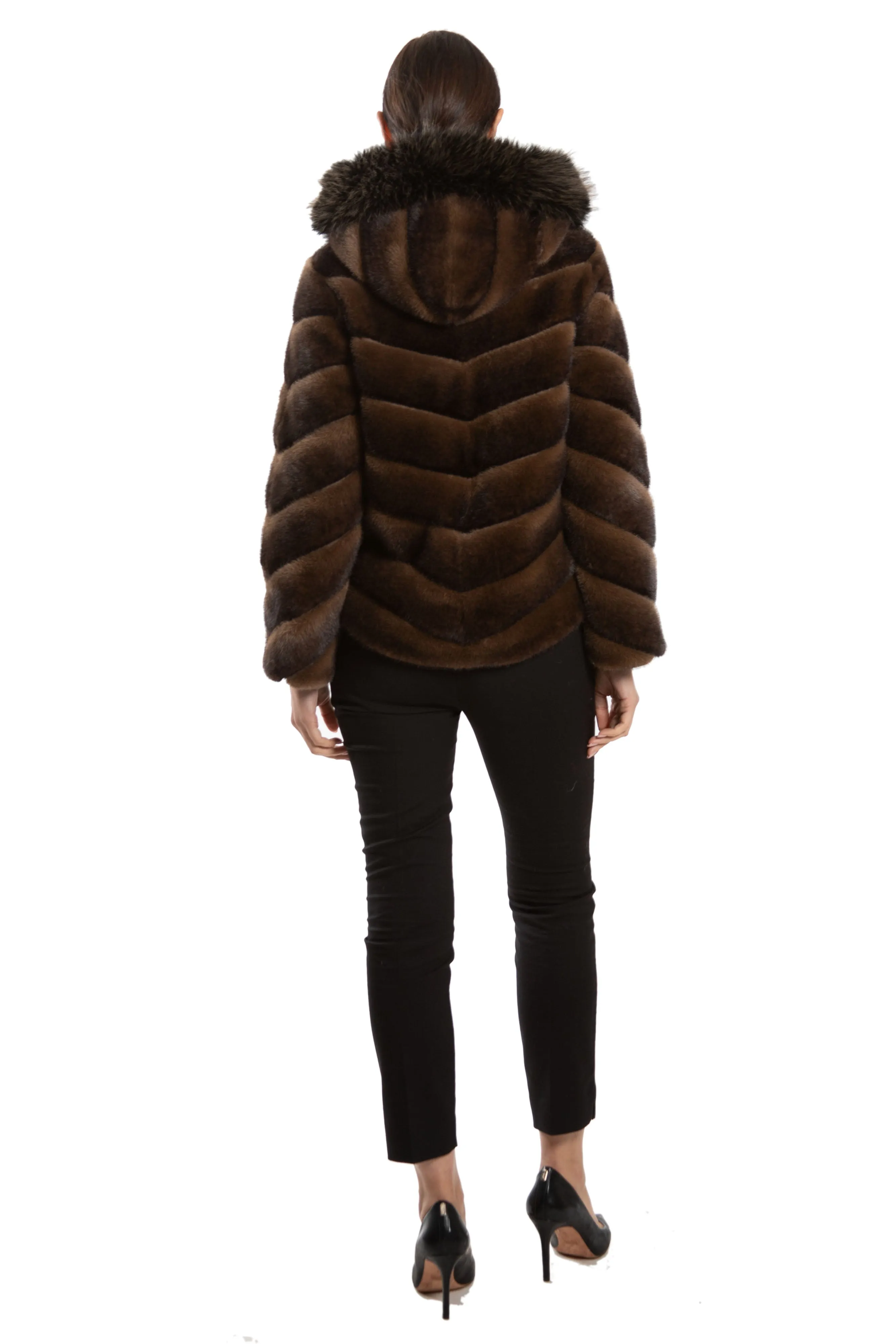 Krems - Quilted Faux Fur Jacket