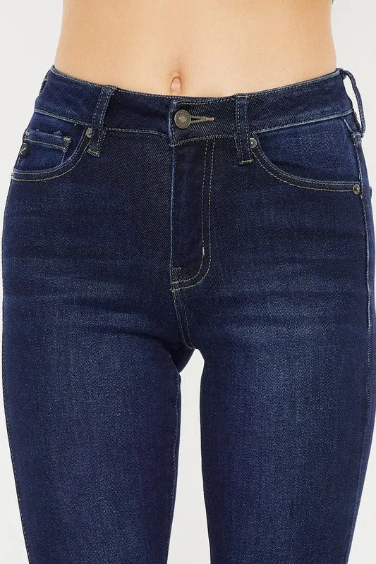 Ky High Rise Dark Wash Flare