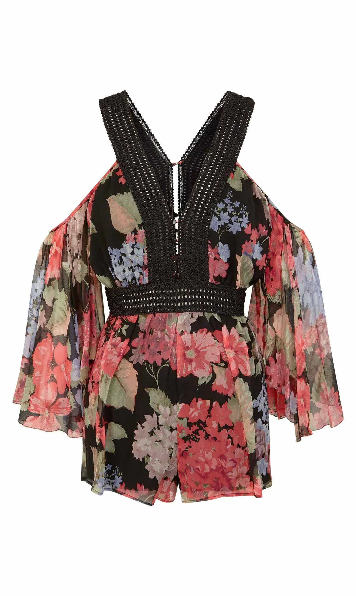 Lil Darlin' Playsuit- Evening Floral