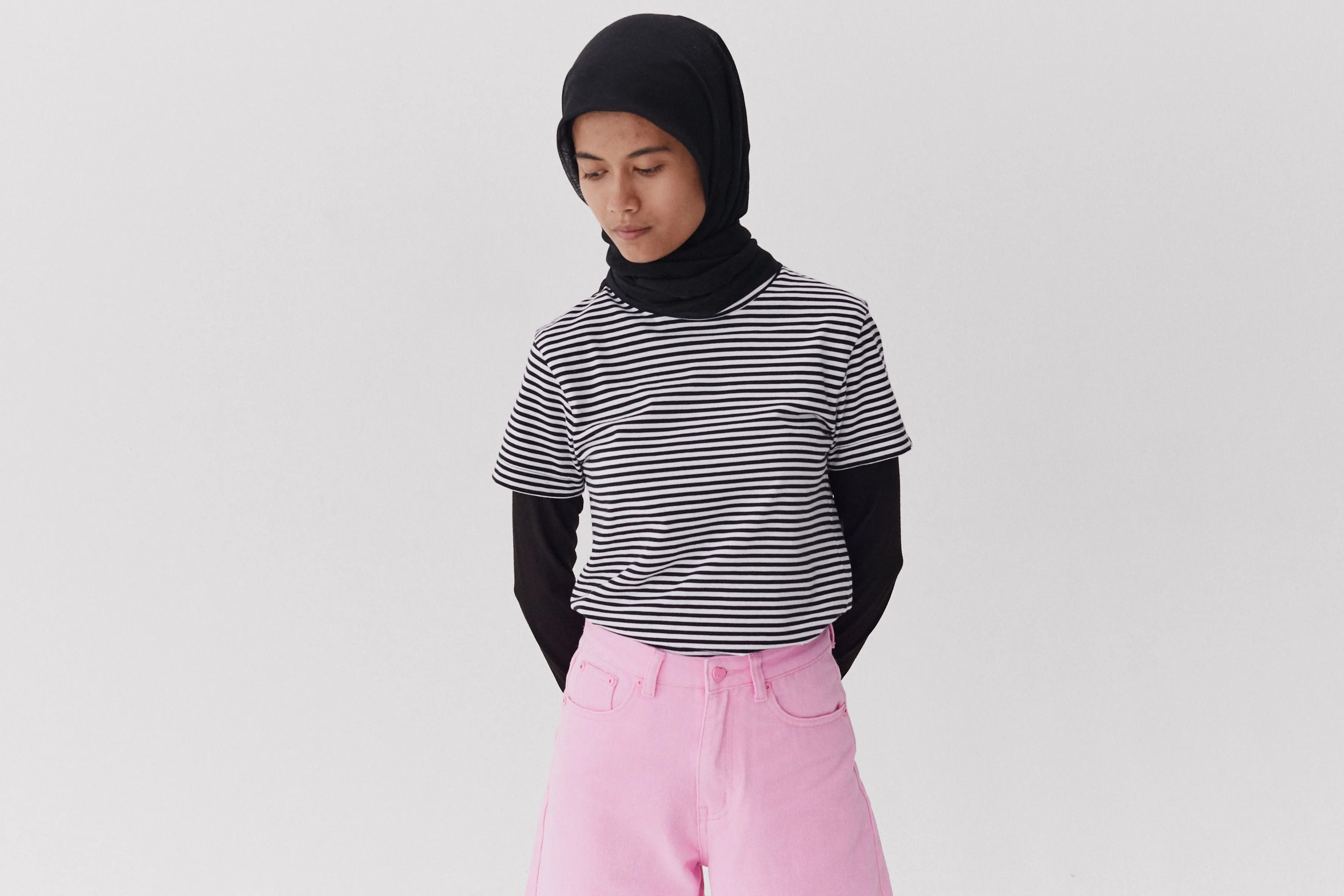 LO Stripe Fitted Tee