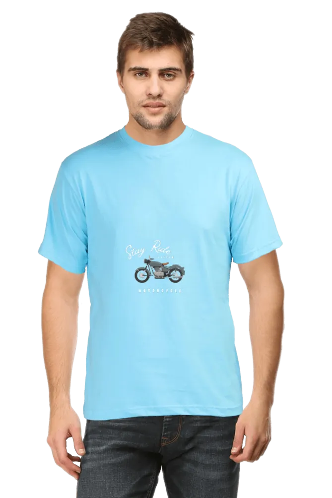 Men’s Round Neck Half-Sleeve T-Shirt – Classic Fit and Everyday Wear