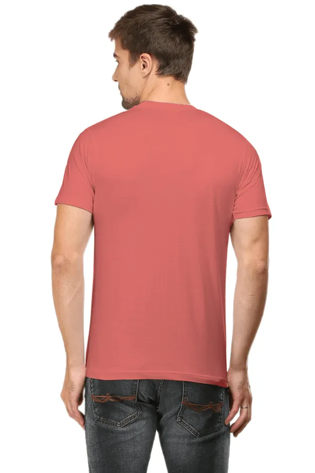 Men’s Round Neck Half-Sleeve T-Shirt – Classic Fit and Everyday Wear