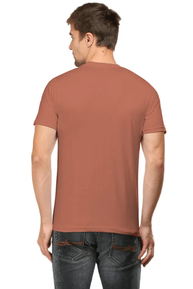 Men’s Round Neck Half-Sleeve T-Shirt – Classic Fit and Everyday Wear