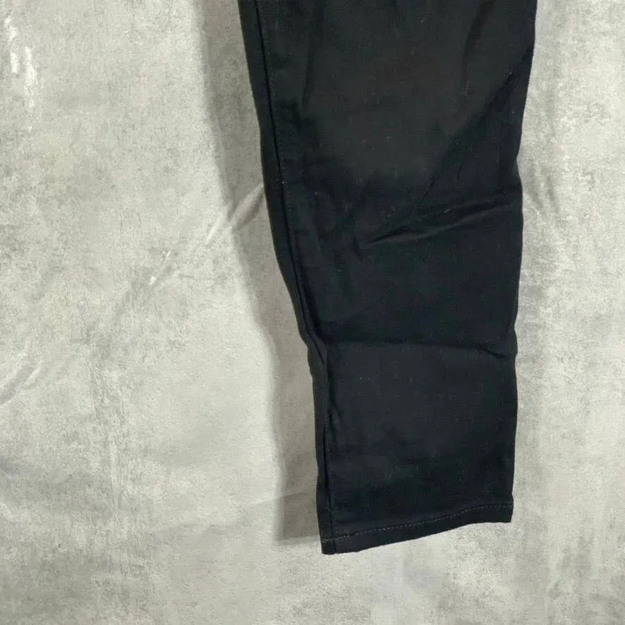 MICHAEL MICHAEL KORS Black Solid Selma Skinny High-Rise Denim Jeans SZ 8