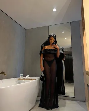 Mirror Palais - Night Cat Black Dress