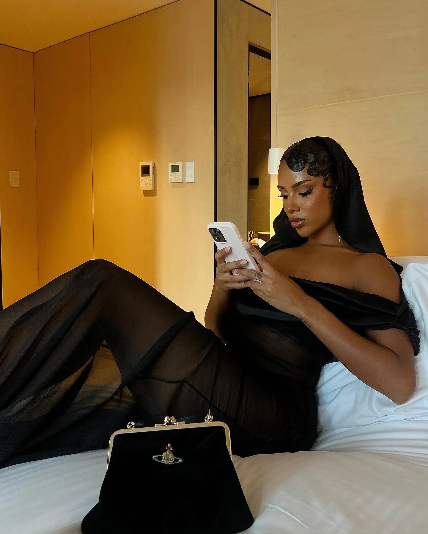 Mirror Palais - Night Cat Black Dress