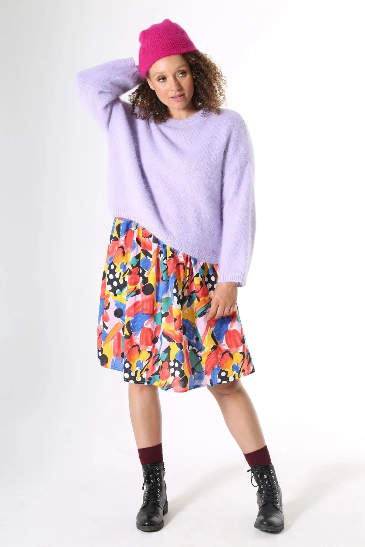 Montreal Angora Knit Lilac