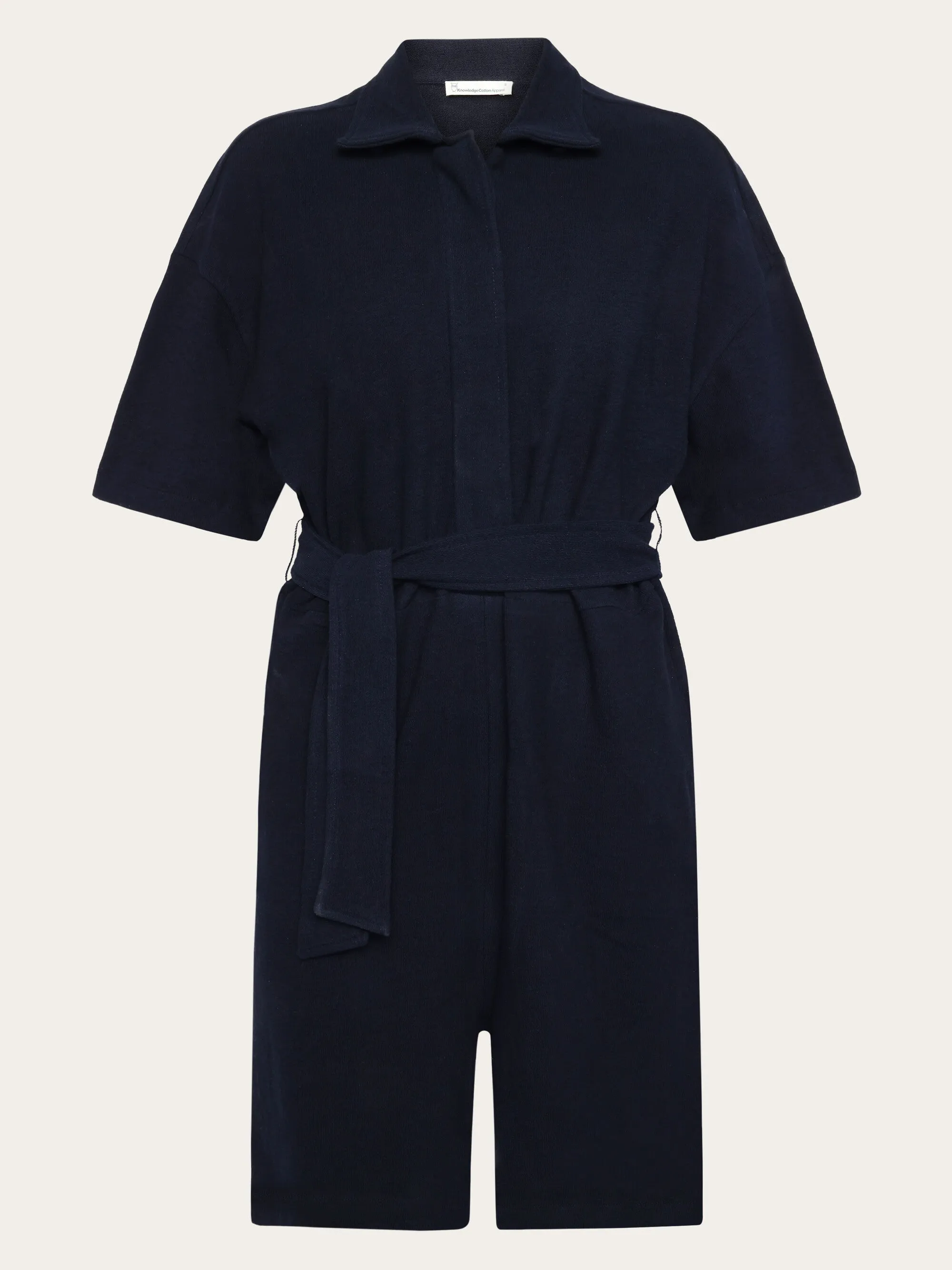 POSEY wide fit bouclé playsuit - GOTS/Vegan - Night Sky