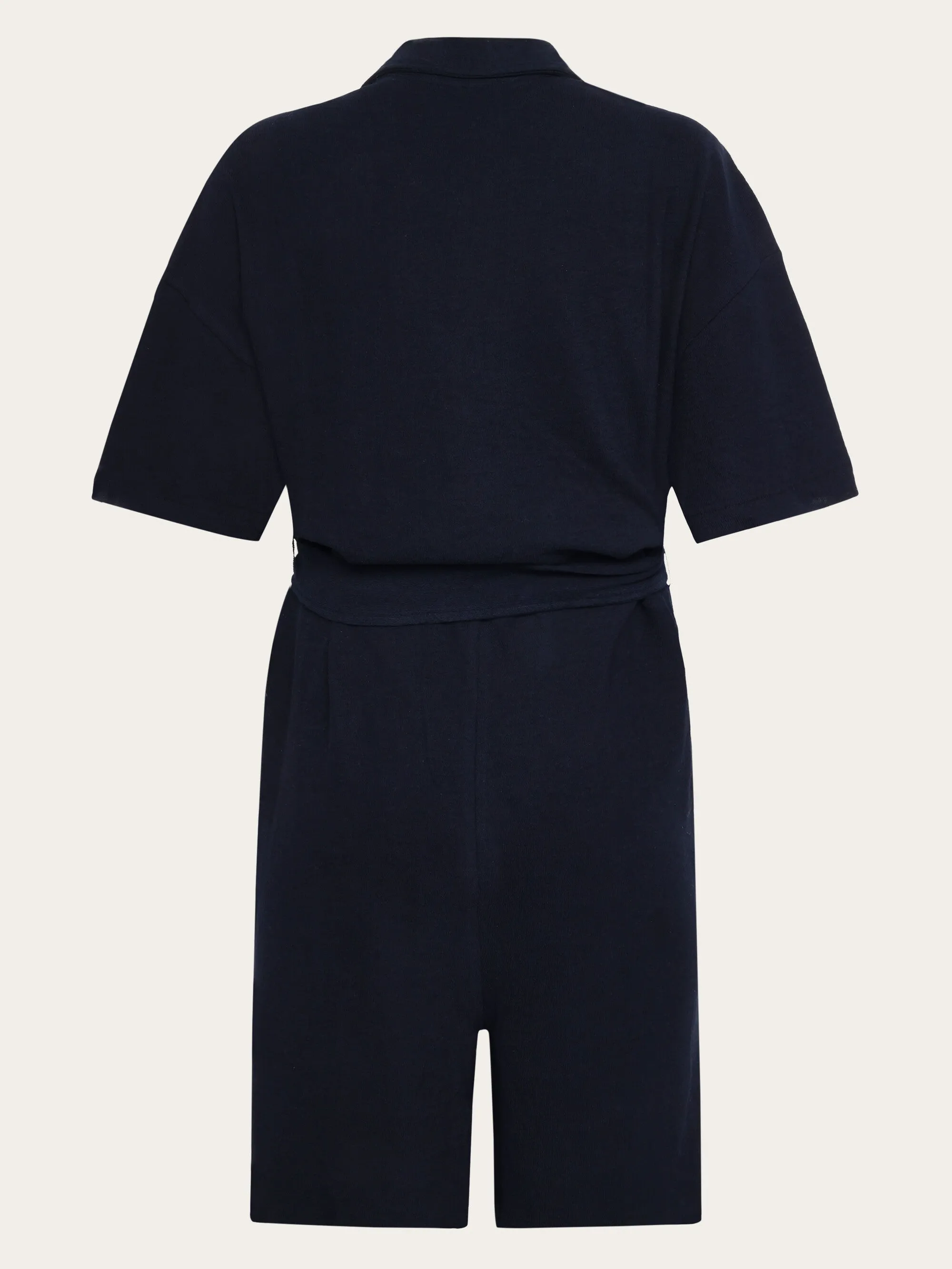 POSEY wide fit bouclé playsuit - GOTS/Vegan - Night Sky