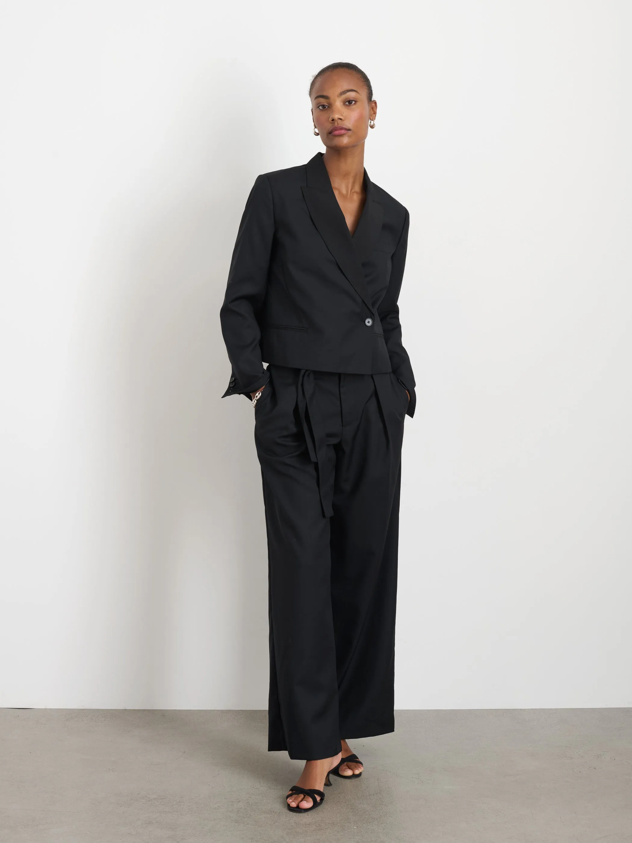 Sammy Blazer in Wool Blend