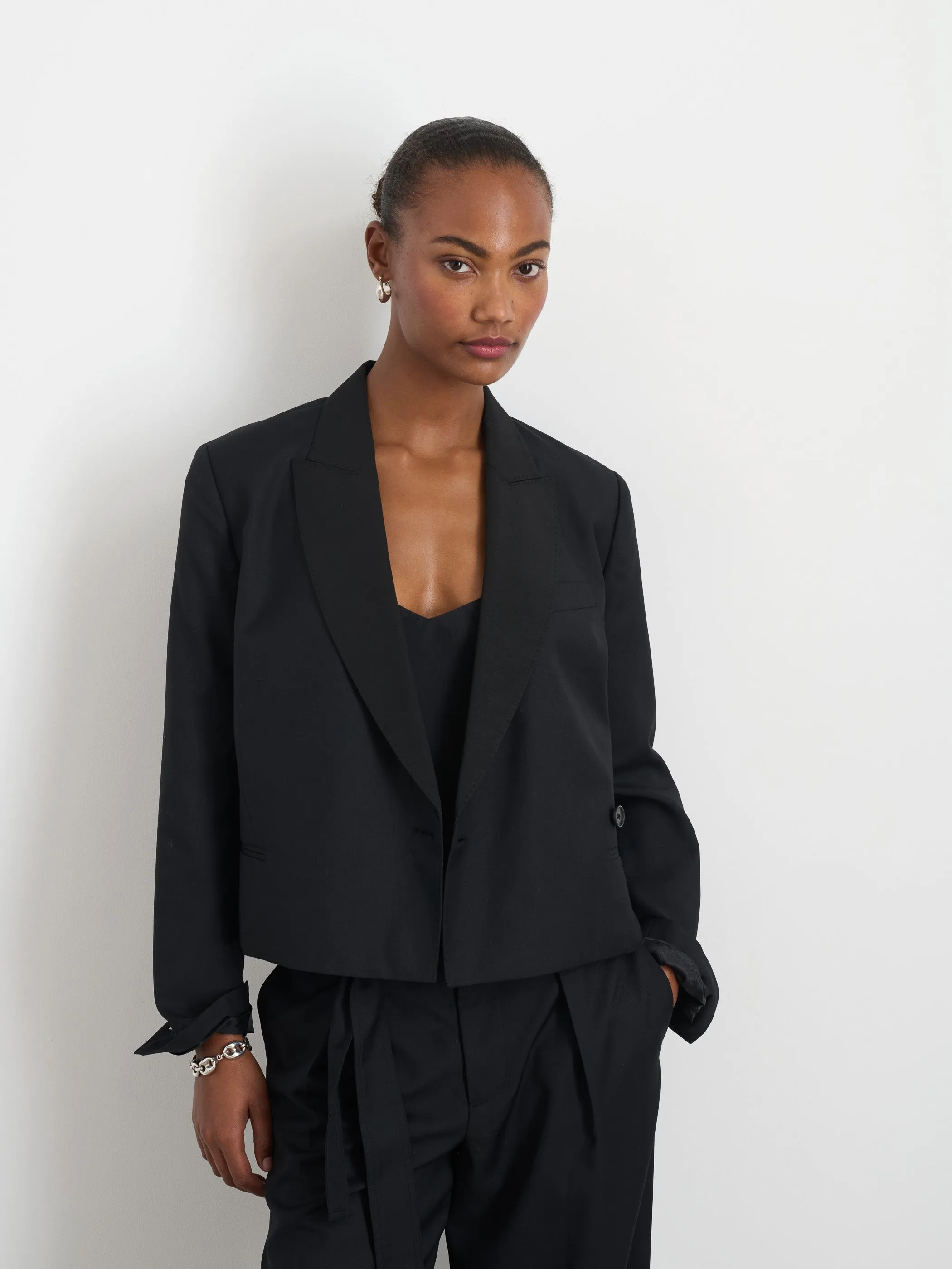 Sammy Blazer in Wool Blend
