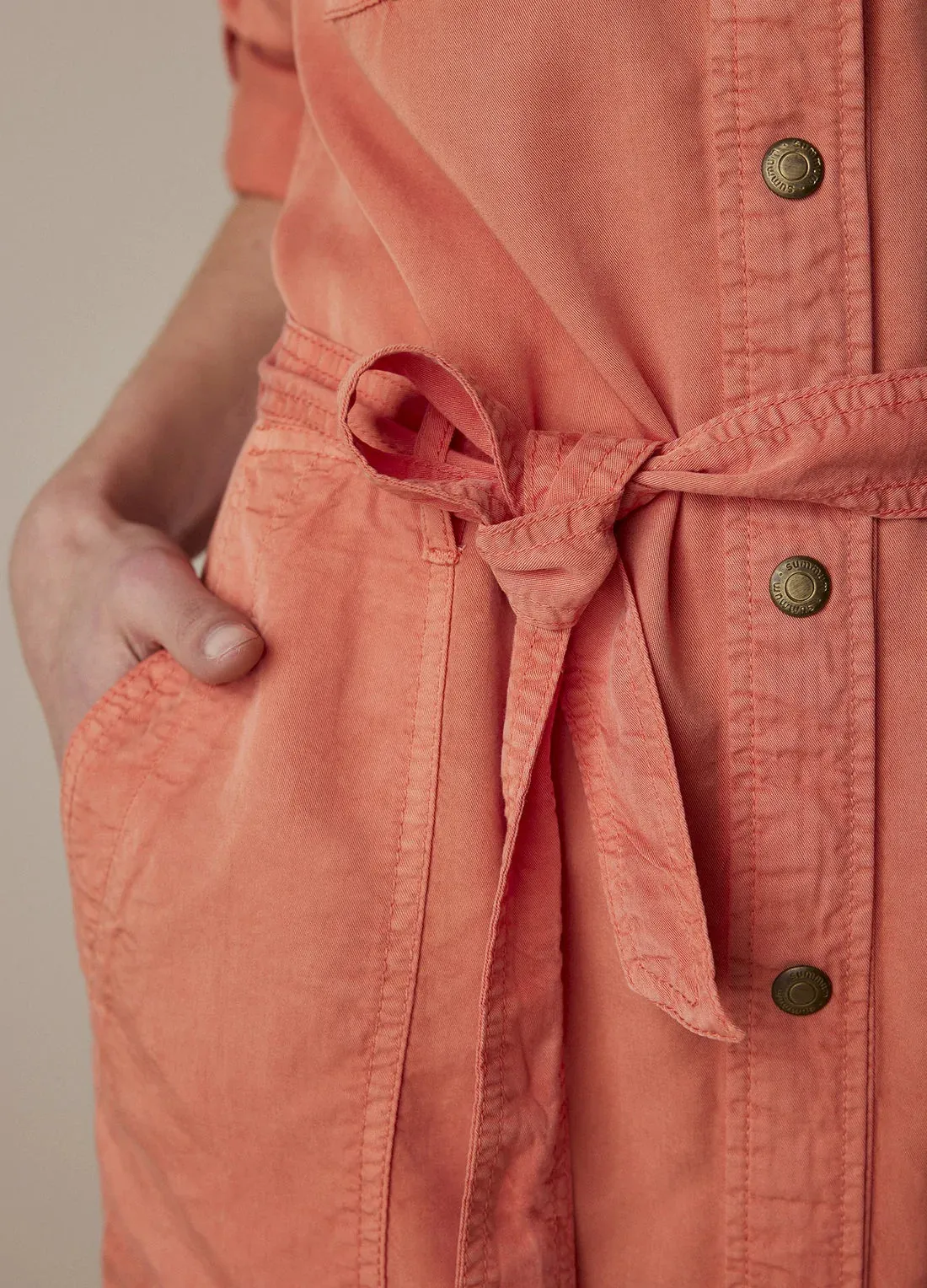 Summum Apricot Cargo Dress