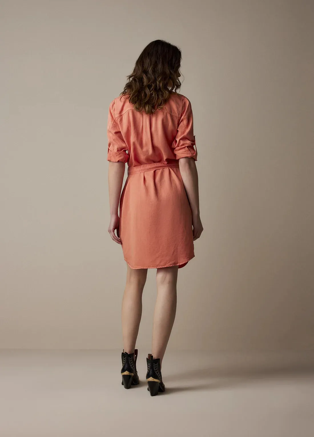 Summum Apricot Cargo Dress